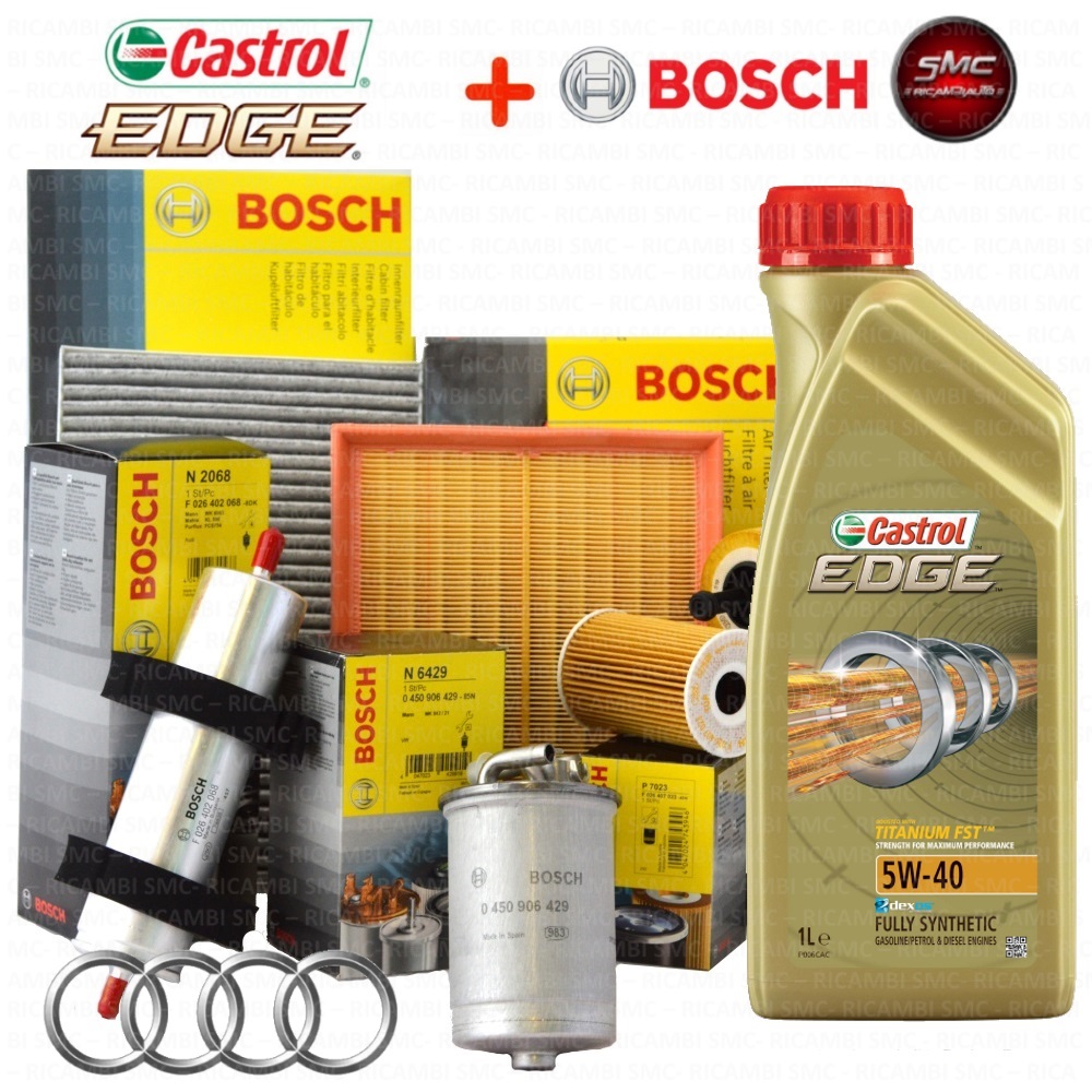 Kit Tagliando Olio Motore Audi A Tdi Ricambi Auto Smc